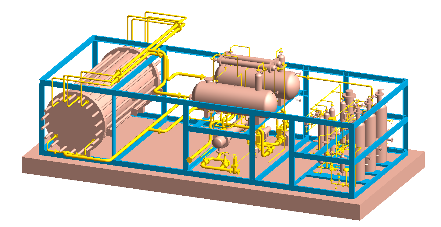 Système de production d'hydrogène de 1000 nm3 / H